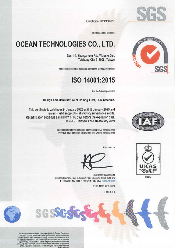 Certificación ISO 14001